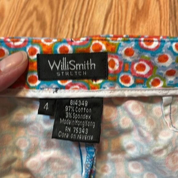 Willi Smith Multi colored Circles Dots, Stretch Pants - Picture 5 of 6